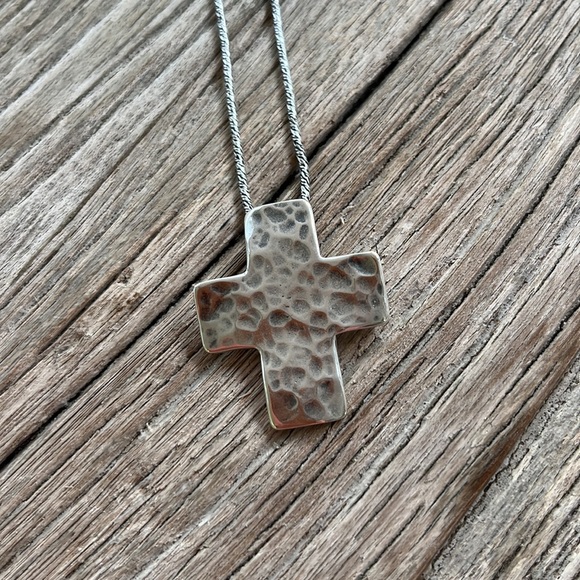 Silpada Sterling Cross Pendant Necklace - Picture 8 of 14